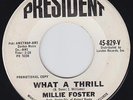 Millie FOSTER what a thrill 45 killer NORTHERN SOUL mod FLOORPACKER dancer HEAR?