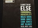 CANNONBALL ADDERLEY Something Else US Blue Note STEREO 47 West DG Blue Note 1595