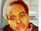 RARE BLUES LP - IT'S SO HARD TO BE A N****R by MABLE HILLERY - XTRA 1063 - 1968