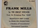 The Uncut Version - Frank Mills / Jane - Forward F-106 Promo - 1969 - NM w/ PS