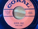 Patsy Cline 45 Hidin' Out/Turn the Cards Slowly CORAL VG++ rare rockabilly