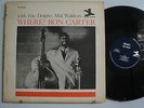 RON CARTER Where?  LP PRESTIGE 8265 RVG Eric Dolphy Mal Waldron TEXTURED TRIDENT