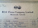 RCA Victor Nipper Logo 78 RPM Record Book Binder 12 Pages Metal Spine