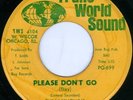 THE UNKNOWNS Please Don't Go CHICAGO SWEET SOUL 45 on TRANS WORLD SOUND