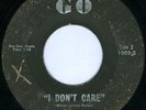 DON CHRISTY I Don't Care MOD R&B POPCORN 45 on GO