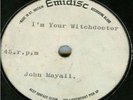 JOHN MAYALL ERIC CLAPTON RARE ACETATE 
