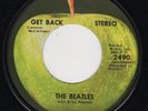 BEATLES 45 GET BACK LOS ANGELES PRESS APPLE 2490 TRANSITIONAL LABELS
