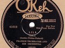 78 rpm Jazz – Frankie Trumbauer and his Orchestra with Bix – Okeh 41019 - E+
