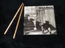 THE SHARKS IN A BLACK & WHITE WORLD ELECTRA  ALBUM WITH BAND USED DRUMSTICKS