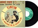 rare 45t EP ANDRÉ POPP : Theme Tintin et le mystère de la Toison d'Or