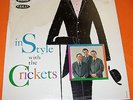 In Style With the CRICKETS LP (1960) ORIG 1st Coral STEREO Deep Groove