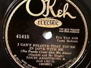 Electric Okeh 41415 Louis Armstrong Orchestra-My Sweet (NYC 1930)