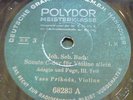 VASA PRIHODA / BACH sonata for violin / POLYDOR