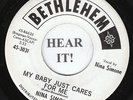 Nina Simone JAZZ POPCORN 45 (Bethlehem 3031 DJ) My Baby Just Cares For Me  VG++