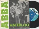 ABBA Waterloo Danish 45PS 1974 Polar Eurovision Green Lettering