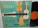 LXT 2858 Brahms Quintet In B Minor For Clarinet & Strings Vienna Octet Boskovsky