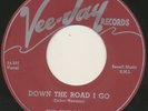 FIVE ECHOS on Vee-Jay —DOWN THE ROAD I GO— r&b doo wop 45 | LISTEN