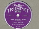 78 RPM  Joe Lee Williams  TRUMPET 169 Over Hauling Blues E+ 1951  *