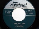 MIDNIGHTERS 45 Annie had a baby / She's the one  FEDERAL R&B w4423
