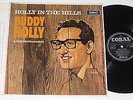 NM:UK 1ST PRESSING STAMPERS:BUDDY HOLLY-  HOLLY IN THE HILLS - LP. CORAL