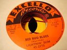 BLUES LIGHTNIN' SLIM Bed Bug Blues EXCELLO 2173 VG+ WOL