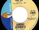 SUNDAY SERVANTS (M-)  Mod GARAGE ORGAN FUZZ 45-  Puttin You On - J.J. CALE HEAR