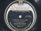 78 RPM -- Al Jolson with Isham Jones Orch., Brunswick 2569, E  Popular / Jazz