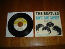 THE BEATLES Original PICTURE SLEEVE + 45 ATCO Ain't She Sweet / Nobody's Child