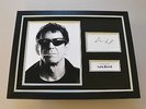 Lou Reed Signed Framed 16x12 Photo Autograph Music Memorabilia Display + COA