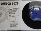 The London Boys - David Bowie - Small Faces UK Decca 7