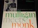 GERRY MULLIGAN MEETS THELONIOUS MONK lp RIVERSIDE Stereo RLP 1106 RARE ORIG EX