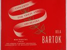 BARTOK: Concert for Violin MAX ROSTAL London UK ORIG Malcolm Sargent NM  BEAUTY