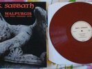 BLACK SABBATH - WALPURGIS -  12 INCH RED VINYL LP JOHN PEEL