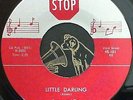 Rare Doo Wop 45 Sammy and the Del Lards Little Darling / Sleepwalk Stop 5001
