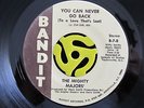 FUNK/SWEET SOUL 45-Mighty Majors-You Can Never Go Back/Majors Boogie-Bandit HEAR
