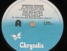 THE SELECTER-MISSING WORDS/CARRY GO-7