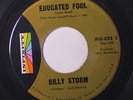 BILLY STORM: Educated Fool / I Can't Help It 45 rare Soul