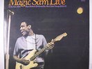 MAGIC SAM: Live LP (2 LPs, cut corner, corner bend, sl cw, w/ promo inserts) Bl