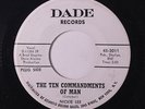 NICKIE LEE: The Ten Commandments Of Man / Late Shadows 45 (dj) Soul