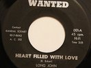 LONG JOHN & THE SILVERMEN-HEART FILLED WITH LOVE /WIND IN THE SKY-RARE GARAGE PS