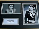 ADAM ANT SIGNED GENUINE AUTOGRAPH A4 PHOTO DISPLAY PRINCE CHARMING POP/ROCK  COA