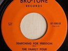 THE FAMILY FOUR Heart in Pain/Searching for Freedom soul funk 45 Bro-Tone *HEAR*