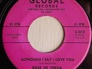ROSE DE PERSIA Although I Say I Love You RARE mod soul popcorn 45 Global *HEAR*