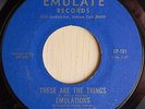 EMULATIONS These are the Things RARE soul funk 45 on Emulate *HEAR* Oakland