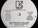 LEON WARE Why I Came to California M- Elektra WLP Promo *HEAR* rare modern soul