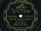 78 rpm - Jimmie Wilson's Catfish String Band, raggy string band, 1929