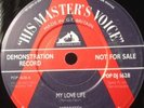 Morrissey - My love life/Changed my plea Record PROMO ADVANCED COPY TEST PRESS