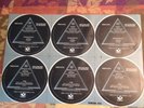 Pink Floyd Dark Side Of The Moon Rare US  LP Labels Uncut Sheet