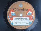 78RPM Columbia 67-D Californian Ramblers Here I Come Cover Me Sunshine Virginia