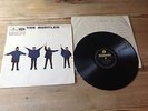 THE BEATLES HELP  YELLOW / BLACK FIRST PRESS OUTLINE STEREO VINYL LP EX/EX ITEM